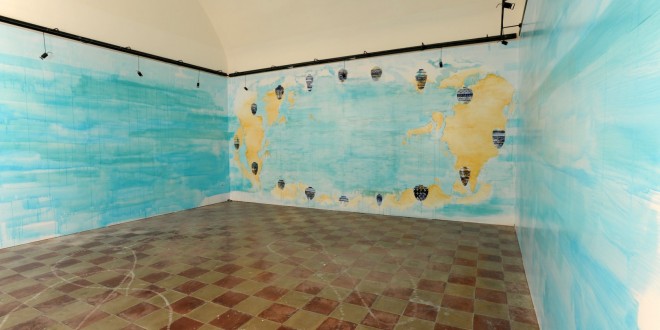 Ex Carceri – Piero Pizzi Cannella “Mappa del Mondo, i vasi dei pesci dell’isola”